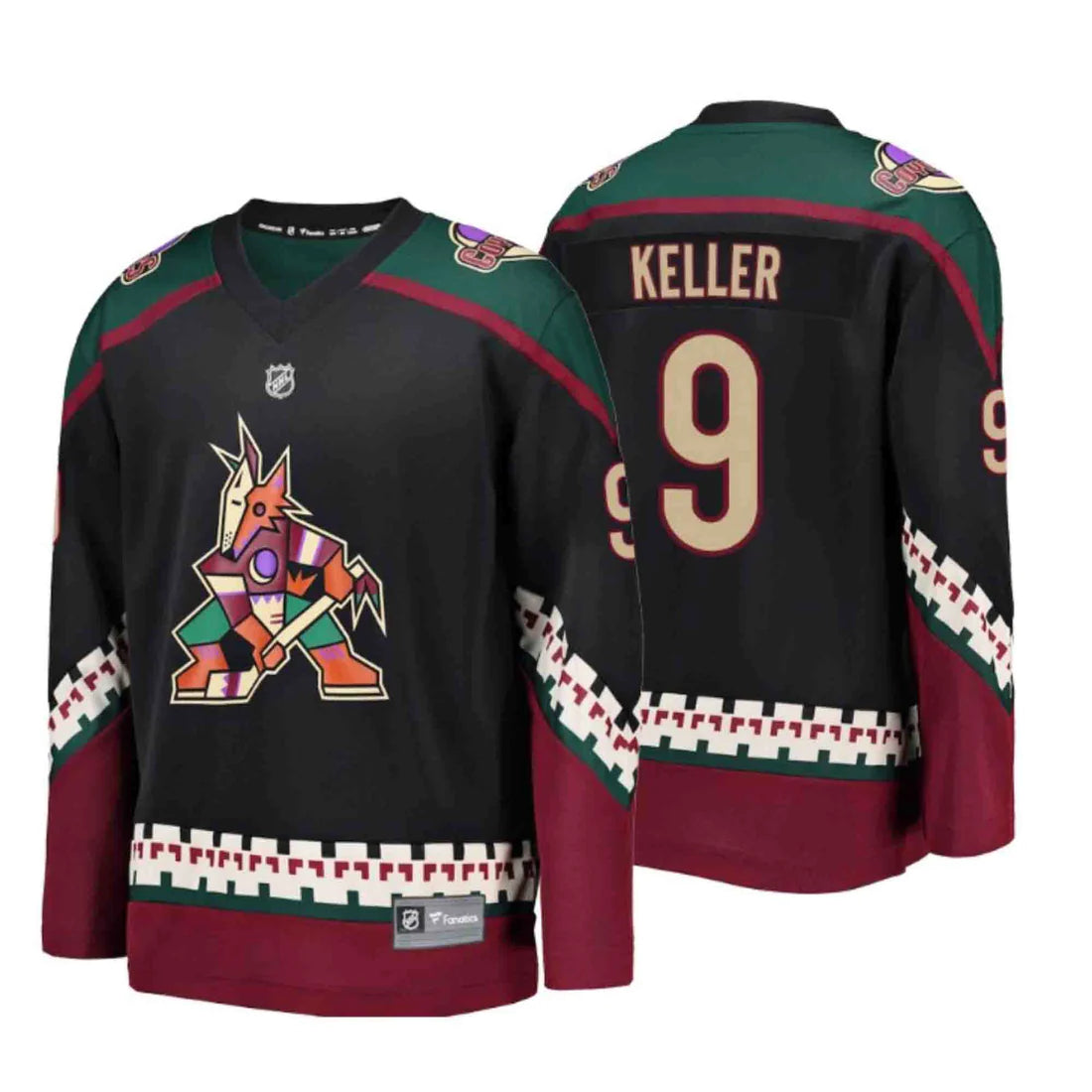 NHL Clayton Keller Arizona Coyotes 9 Jersey