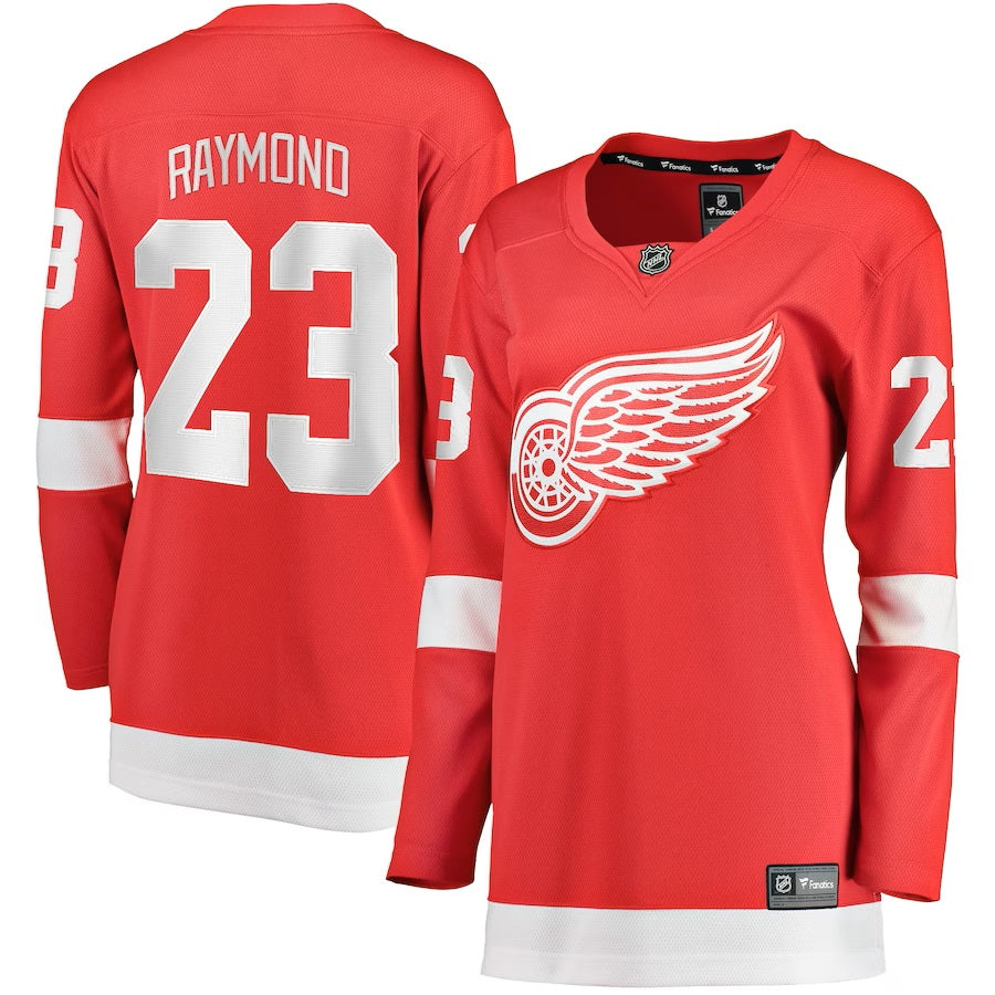NHL Lucas Raymond Detroit Red Wings 23 Jersey