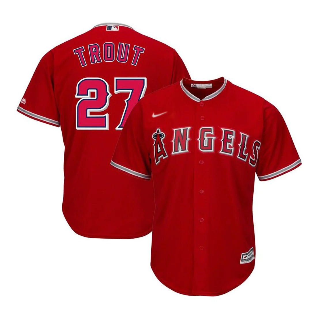MLB Mike Trout Los Angeles Angels 27 Jersey