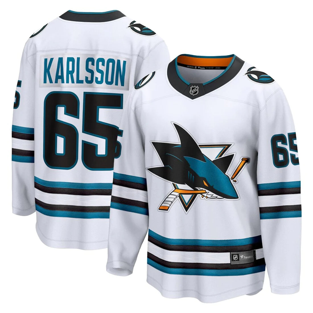 NHL Erik Karlsson San Jose Sharks 65 Jersey