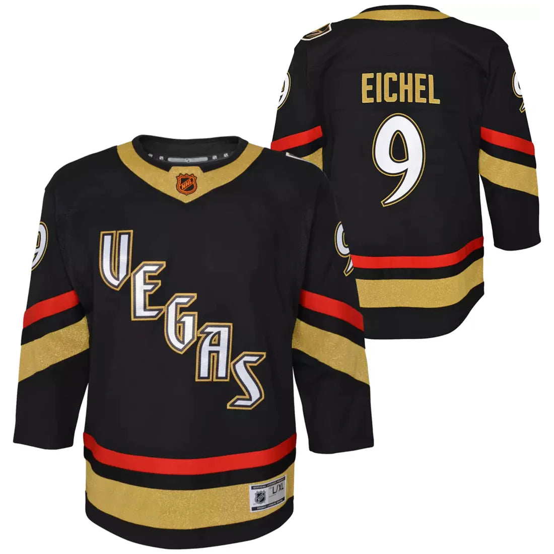 NHL Jack Eichel Vegas Golden Knights 9 Jersey