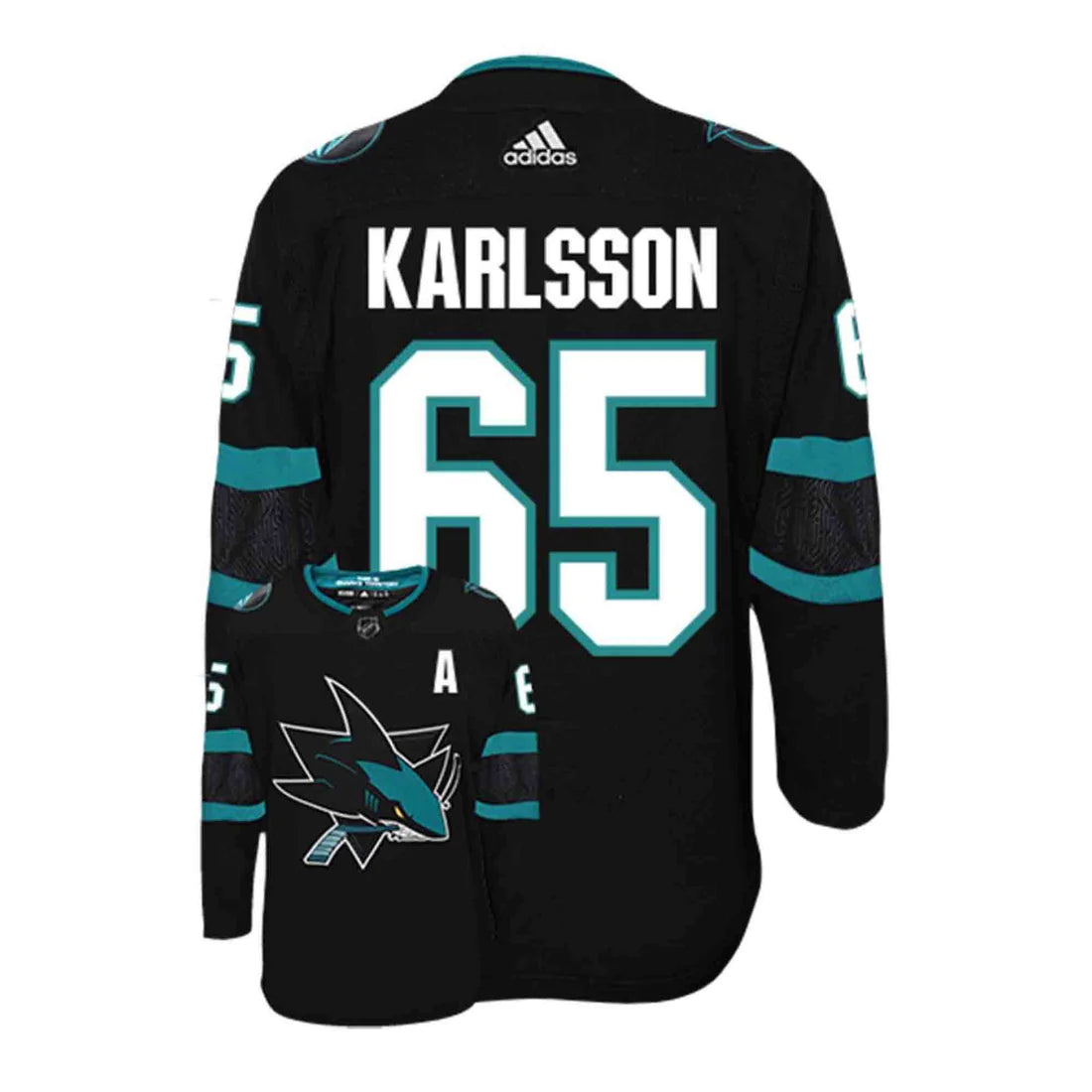 NHL Erik Karlsson San Jose Sharks 65 Jersey
