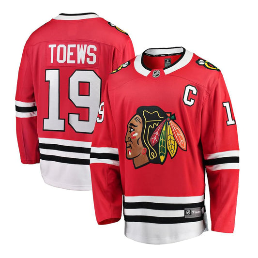 NHL Jonathan Toews Chicago Blackhawks 19 Jersey